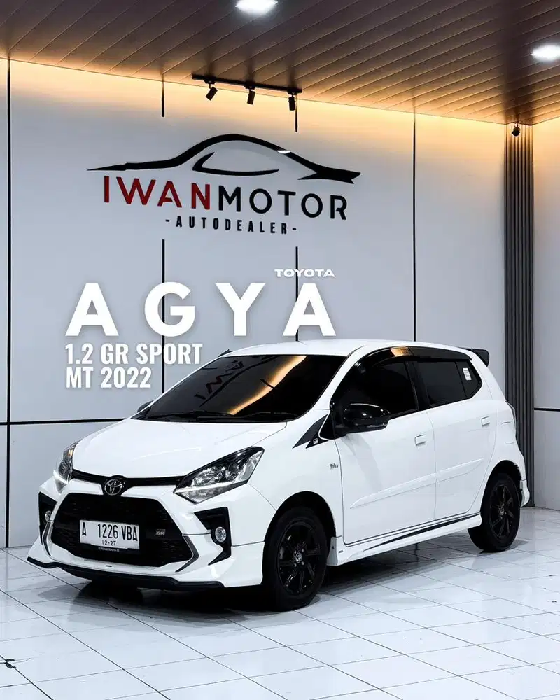 ISTIMEWA ! Toyota Agya GR Sport 1.2 MT Tahun 2022