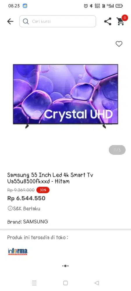 Promo tv 55 samsung