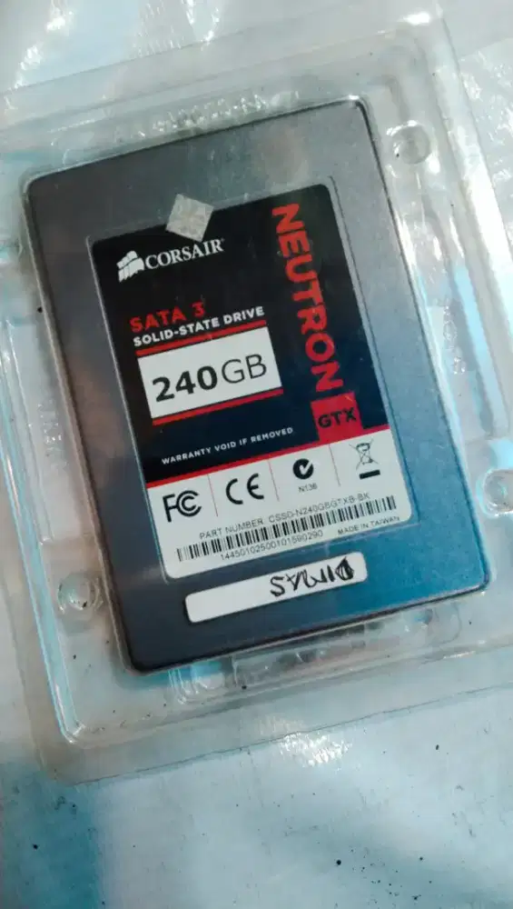 SSD 250gb kondisi normal