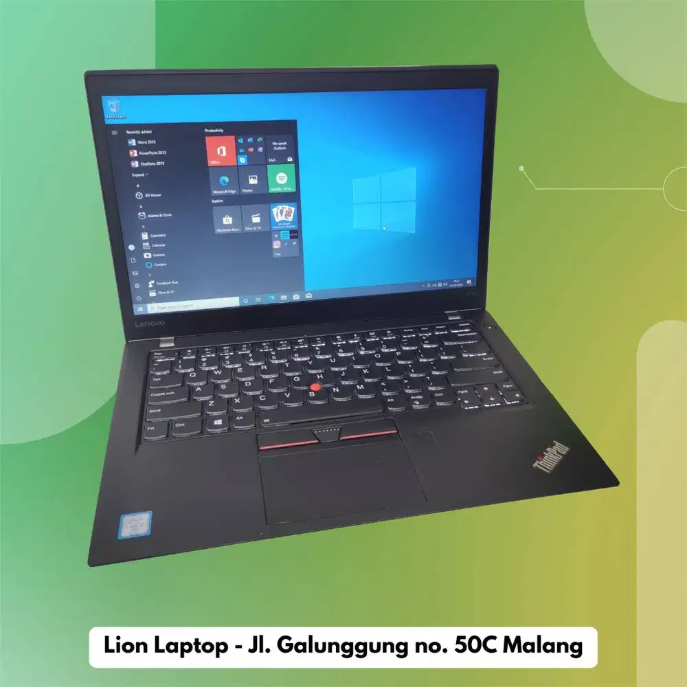 RAM 8GB SSD 256GB Core i7 SLIM Lenovo Thinkpad T470s [13|05]