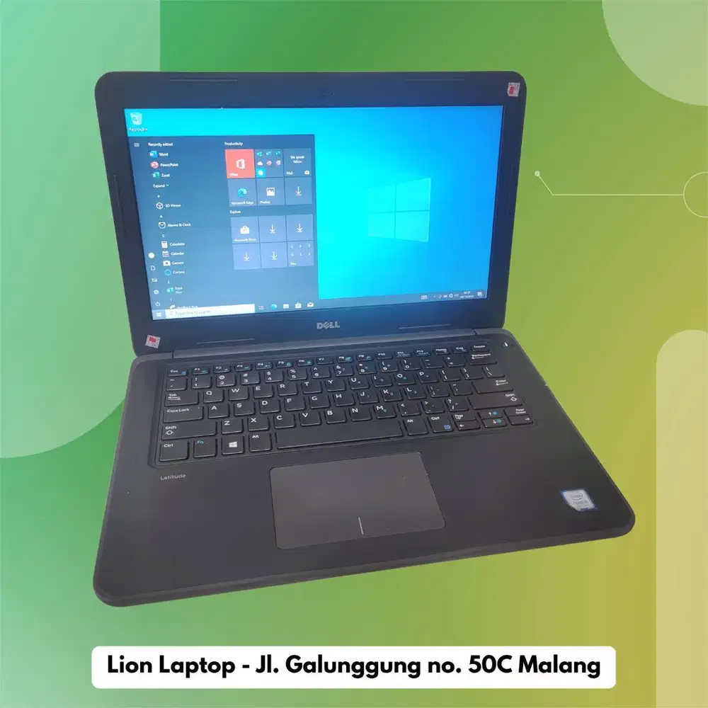 Core i5 Gen 7 Murah Mulus RAM 8GB SSD 256GB Dell Latitude 3380 [13|05]
