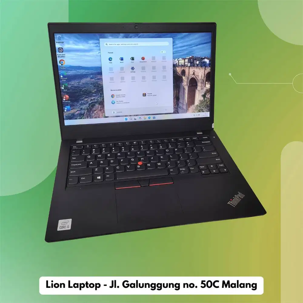 i5 Gen 10 Murah RAM 8GB SSD 256GB Lenovo Thinkpad L14 [13|05]