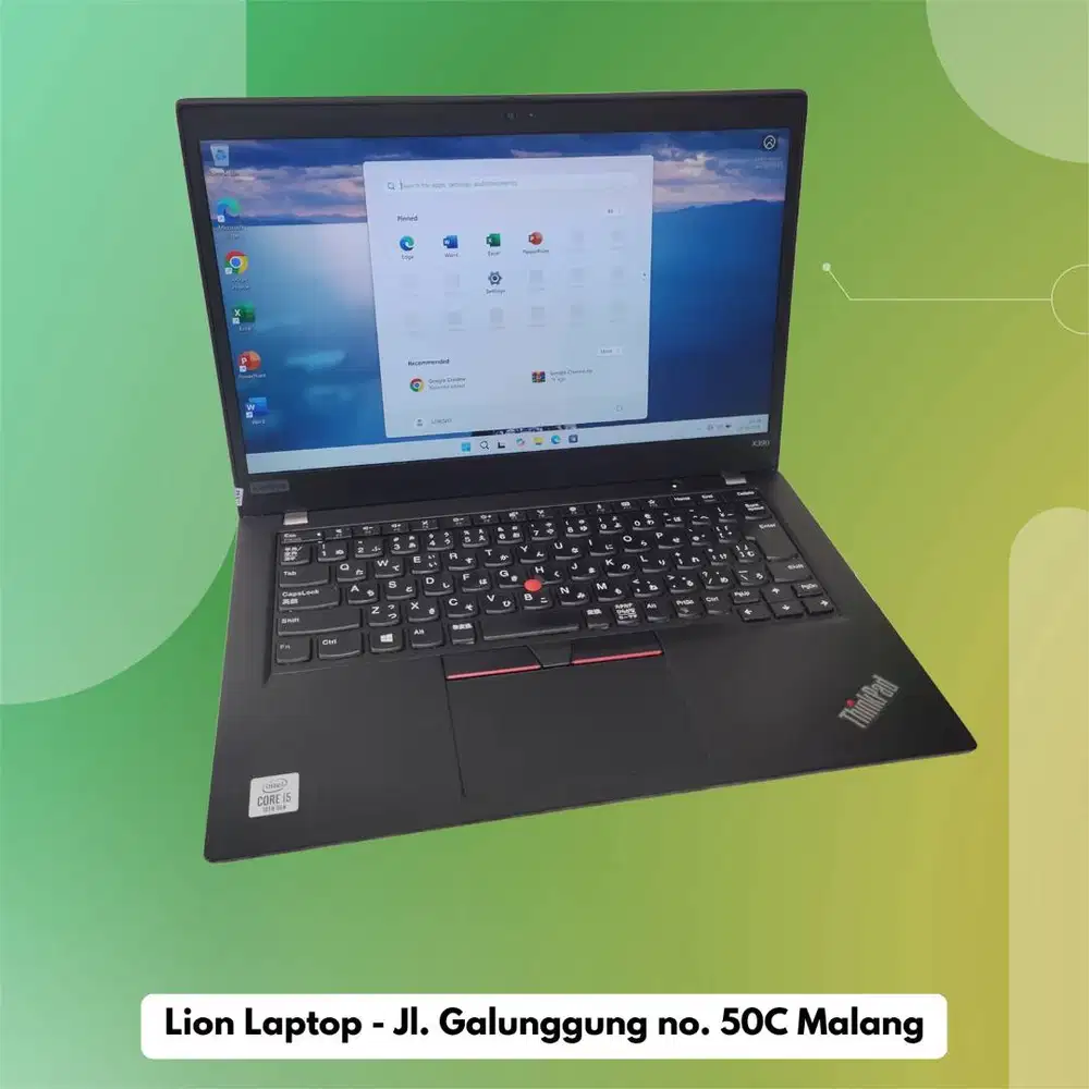 i5 GEN 10 Murah RAM 8GB Lenovo Thinkpad X390 [13|05]