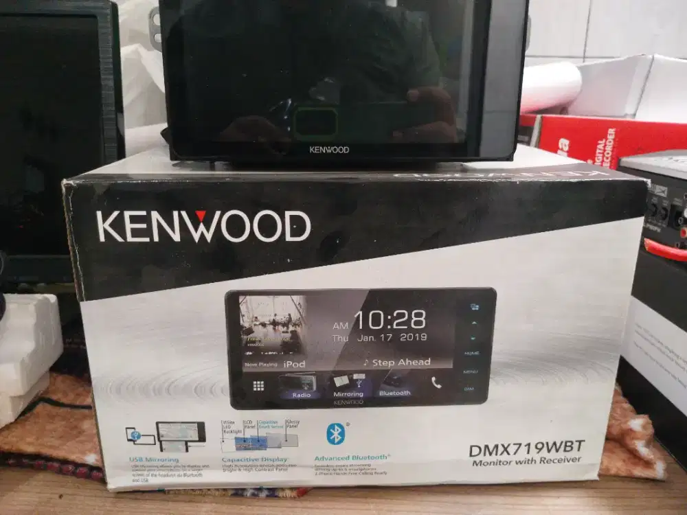 Monitor head unit tape mobil Kenwood