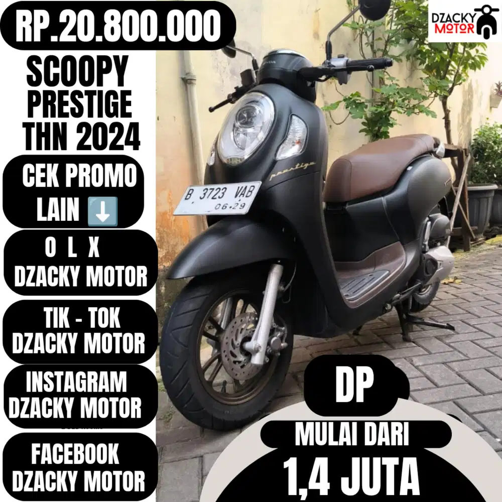 SCOOPY PRESTIGE 2024 SECOND LIKE NEW