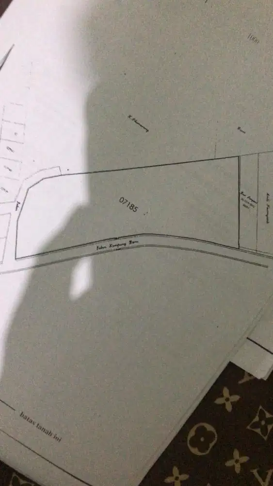 Jual tanah daerah Jln Kampung Baru Pl