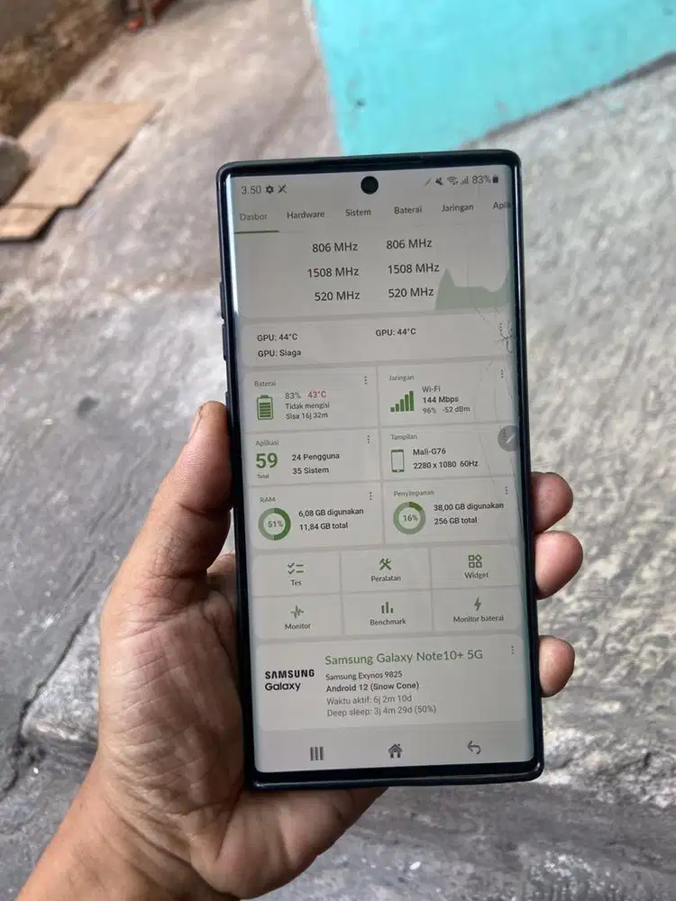 Samsung Note 10+ 5G ram 12/256