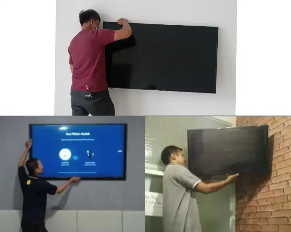 Braket +pasang atau jasa pasang terima rapih breket bracket led tv