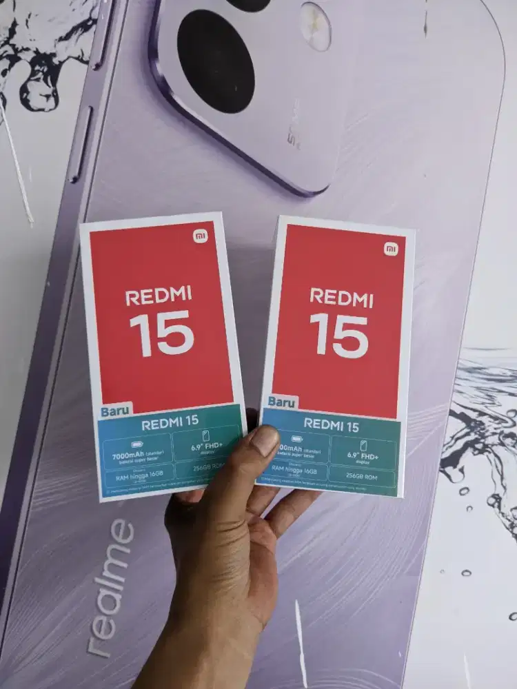 Fast respon WA Xiaomi Redmi 15 NFC 8+8/128 Garansi resmi 15bln