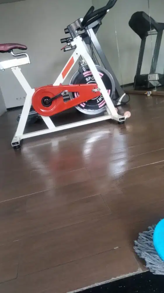 Home gym. Bench press