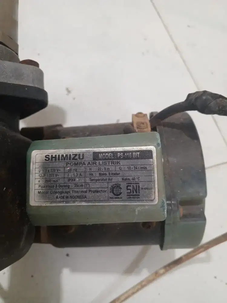 Pompa air Shimizu ex-pendorong