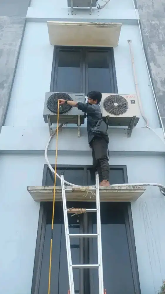 Service AC kulkas pompa air bongkar pasang AC