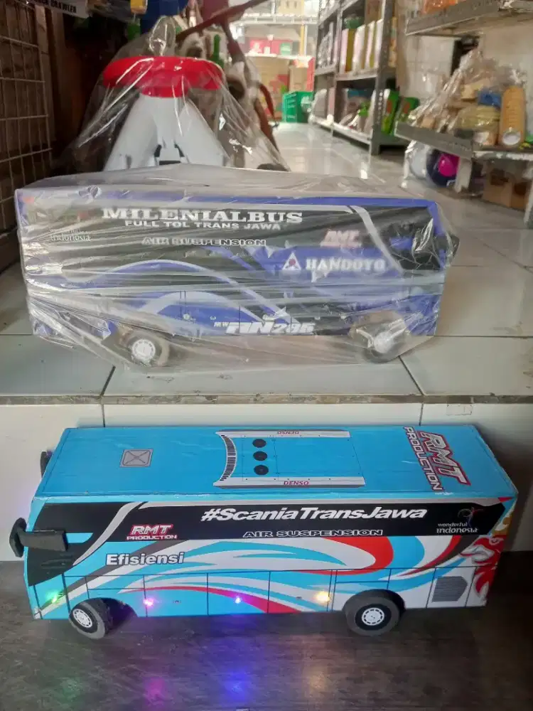 Mainan Anak Bis Oleng Kayu Led
