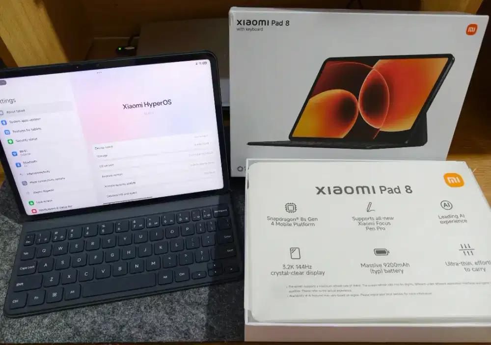 Xiaomi Pad 8 8/256gb Fullset Ori Murah