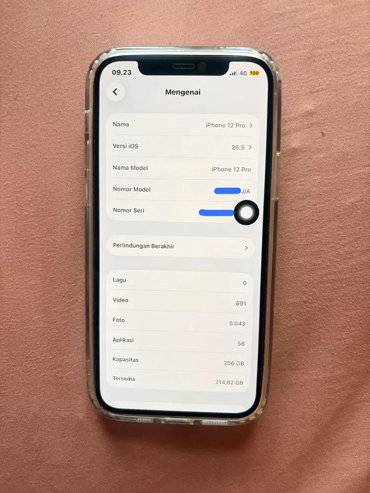 Jual BU iPhone 12 Pro 256GB no minus