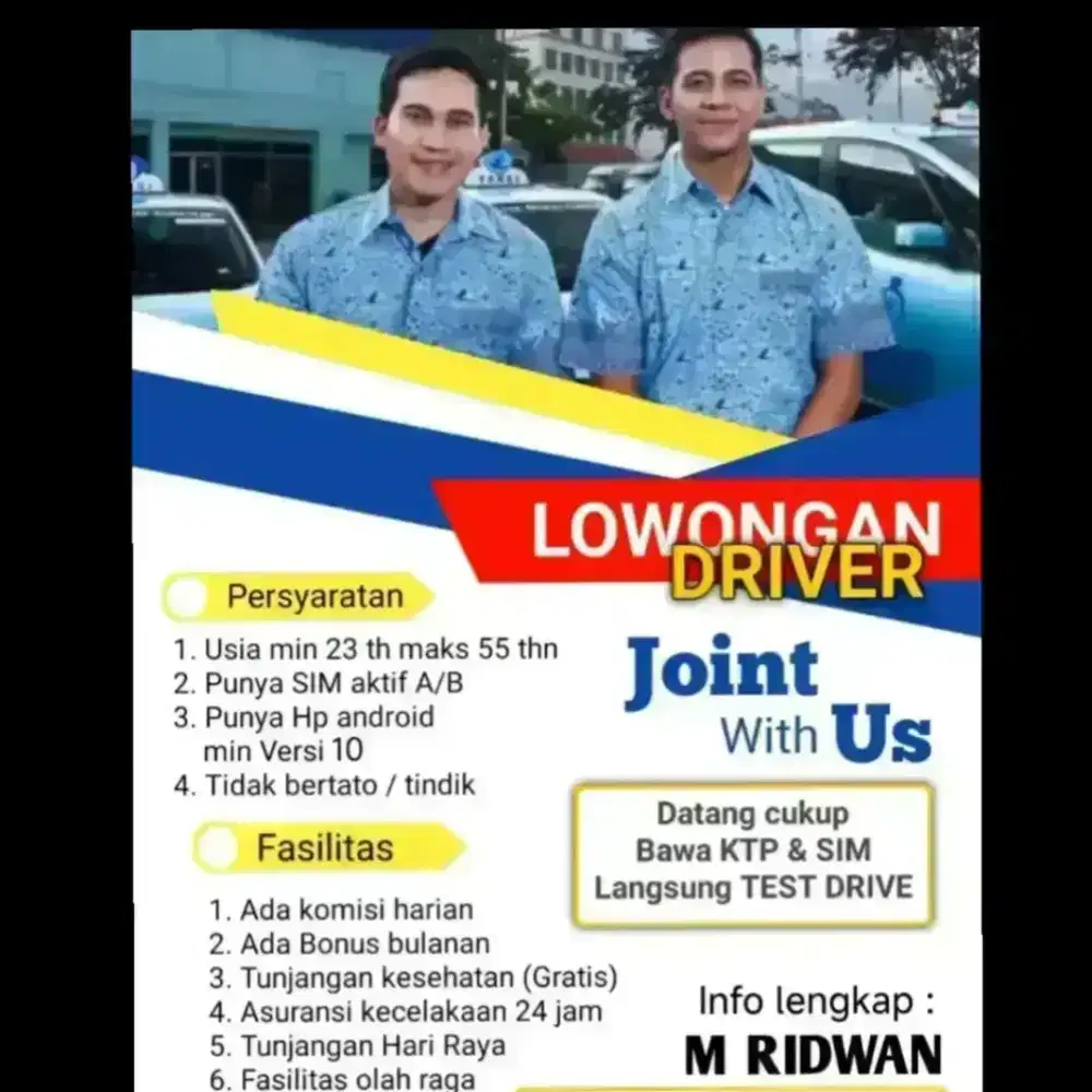 Lowongan Driver Supir Bluebird Group