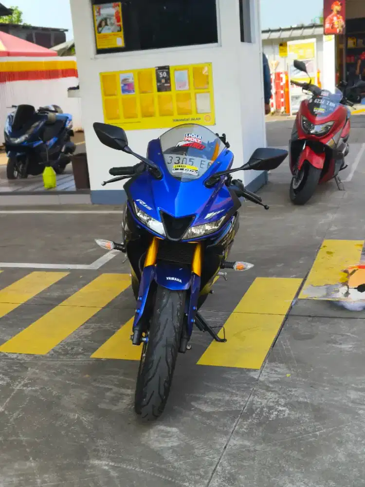 Yamaha R15 V3 VVA Race Blue Original Paint Tahun 2019