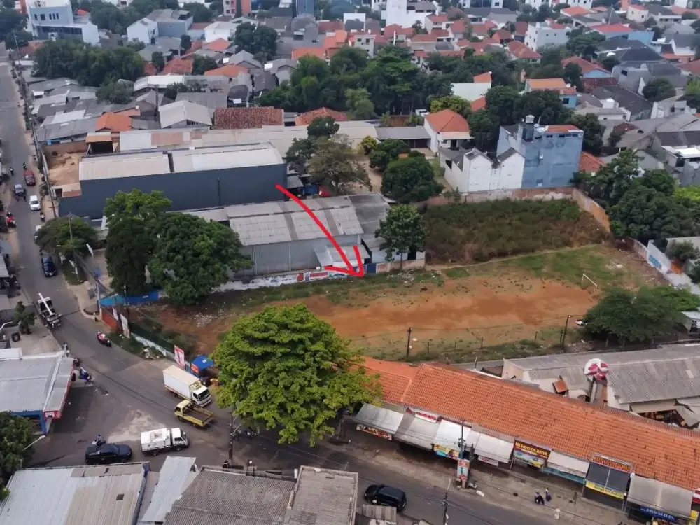 DIJUAL TANAH STRATEGIS JL PARPOSTEL JATIASIH BEKASI – LT 2.635 m², SHM, DEKAT TOL JORR, COCOK UNTUK SHOWROOM / GUDANG / GEDUNG