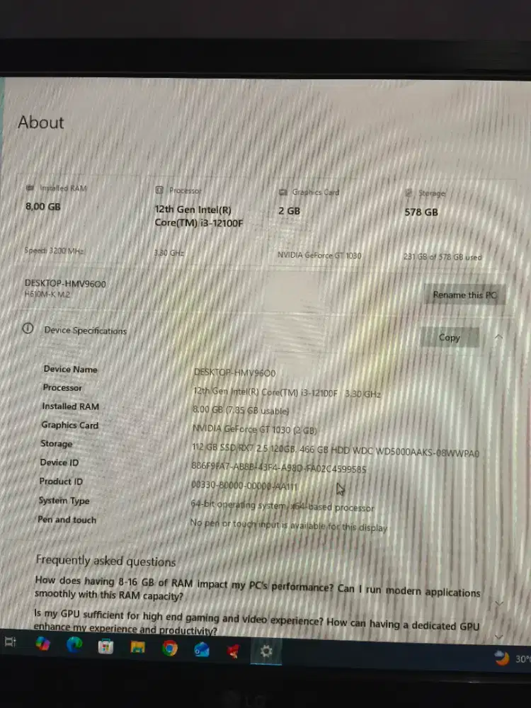 For sale PC gaming