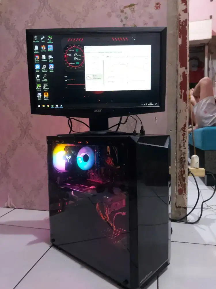 CPU bekas Gaming Intel + VGA 4GB + SSD 512GB