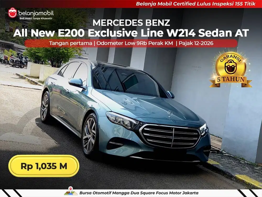 [ LOW KM 9RB ] Mercedes Benz Mercy E200 E 200 Exclusive W214 2024/2025