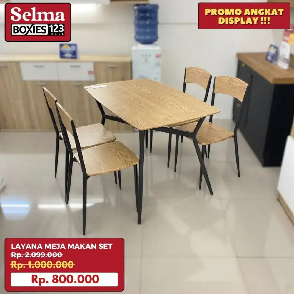 Meja Makan Minimalis spc display