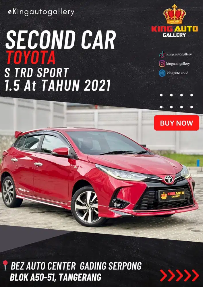 YARIS S TRD 1.5 at 2021 (GENAP)