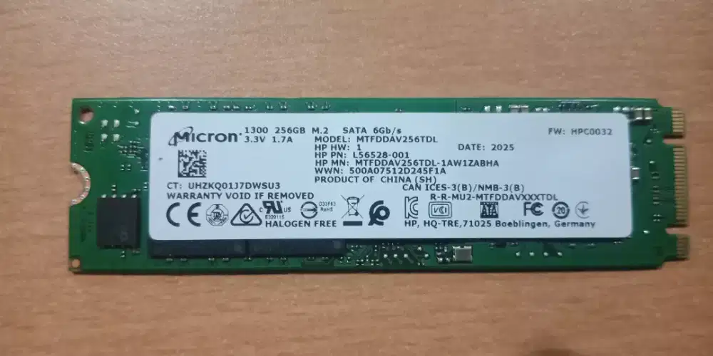 M2 sata 256GB micron