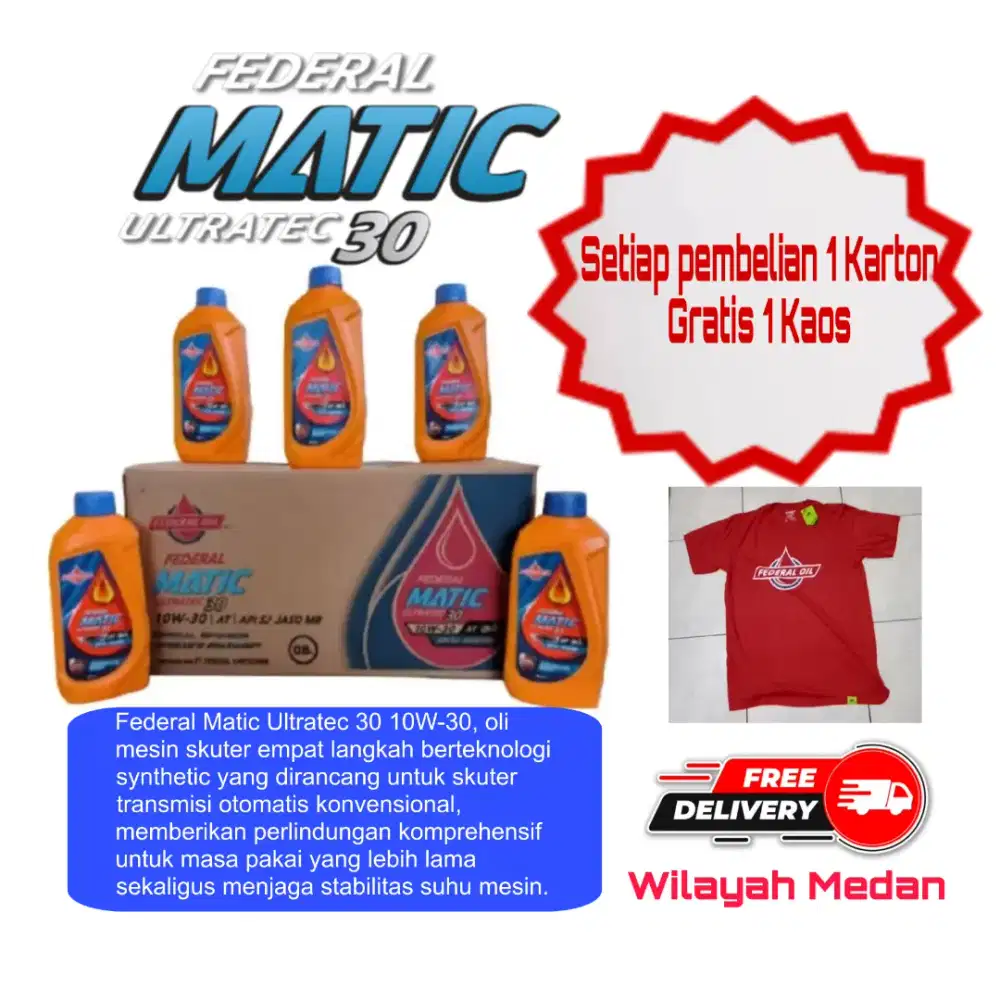 Oli Motor Matic Federal Matic Ultratec 30