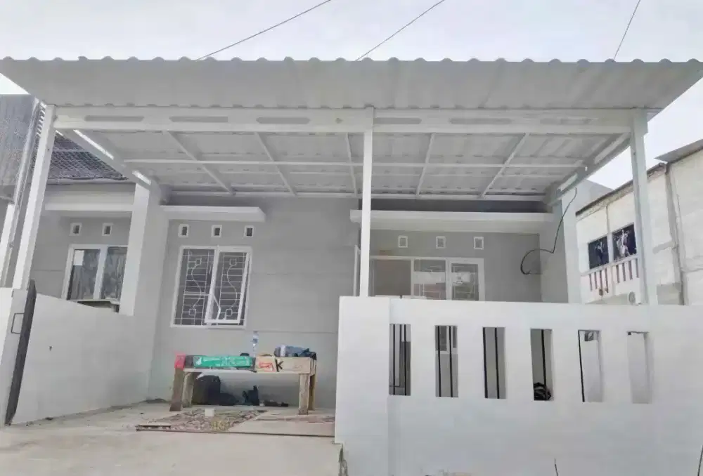 Kanopi rangka baja ringan