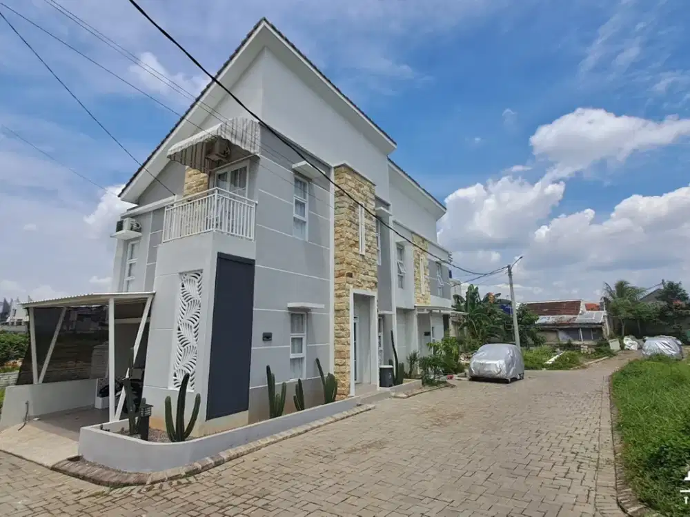 Rumah Syariah Eksklusif Medina Townhouse Depok Tanpa Riba Tanpa Bank dengan Lokasi Strategis Dekat Tol Dekat Stasiun dan Fasilitas Kota Depok