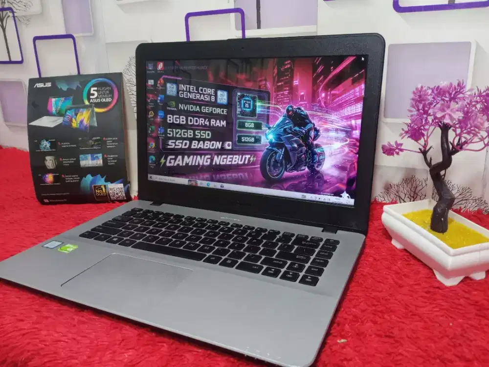 Laptop Asus Gaming termurah RAM 8GB DDR4 anti lelet Siap Ngebuttt
