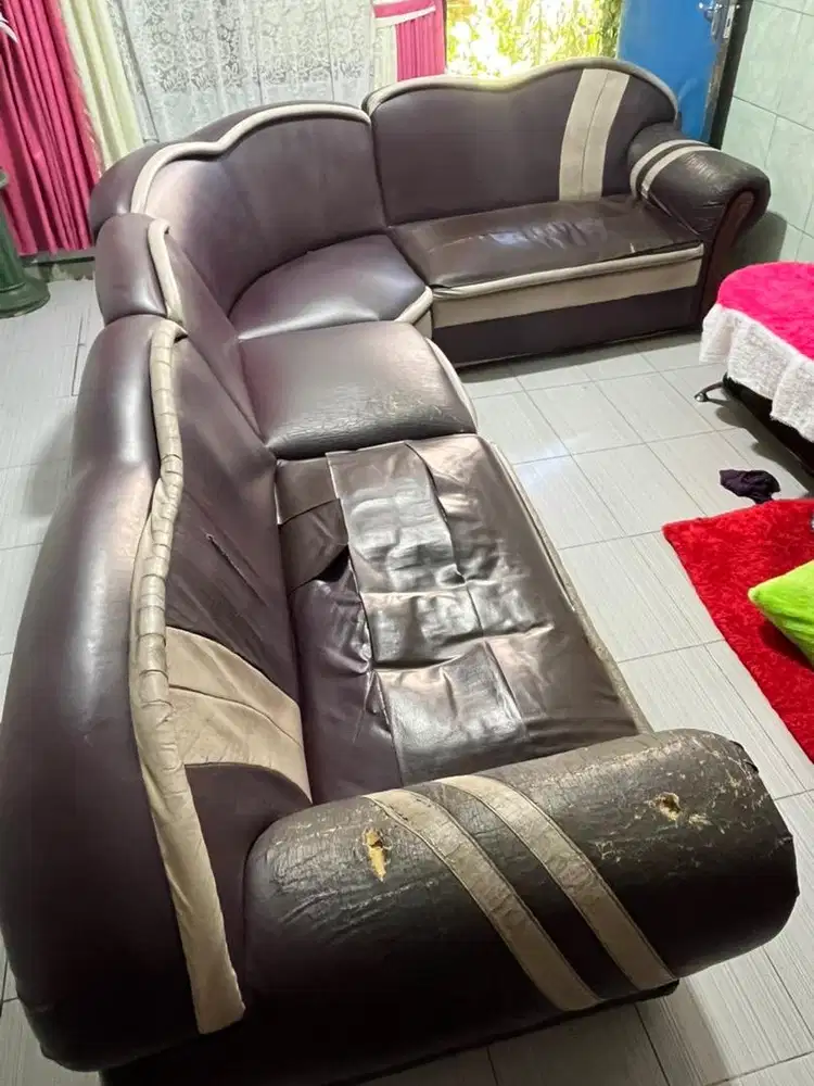 SOFA LETTER L BEKAS MURAH