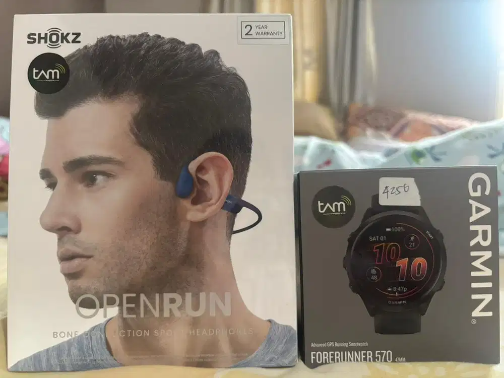 Garmin Running Smartwatch Forerunner 570 47mm (Free Shokz OpenRun)