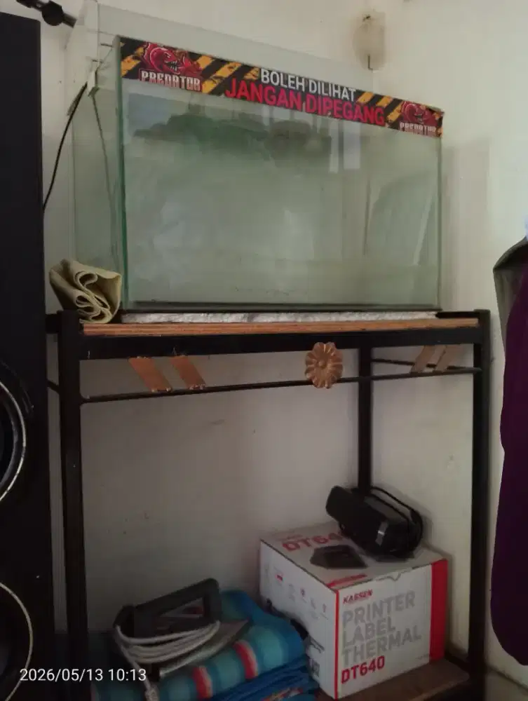 Jual aquarium set meja,filter dan lampu2