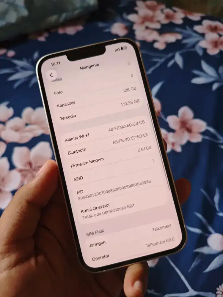 Iphone 13 128GB Putih Inter