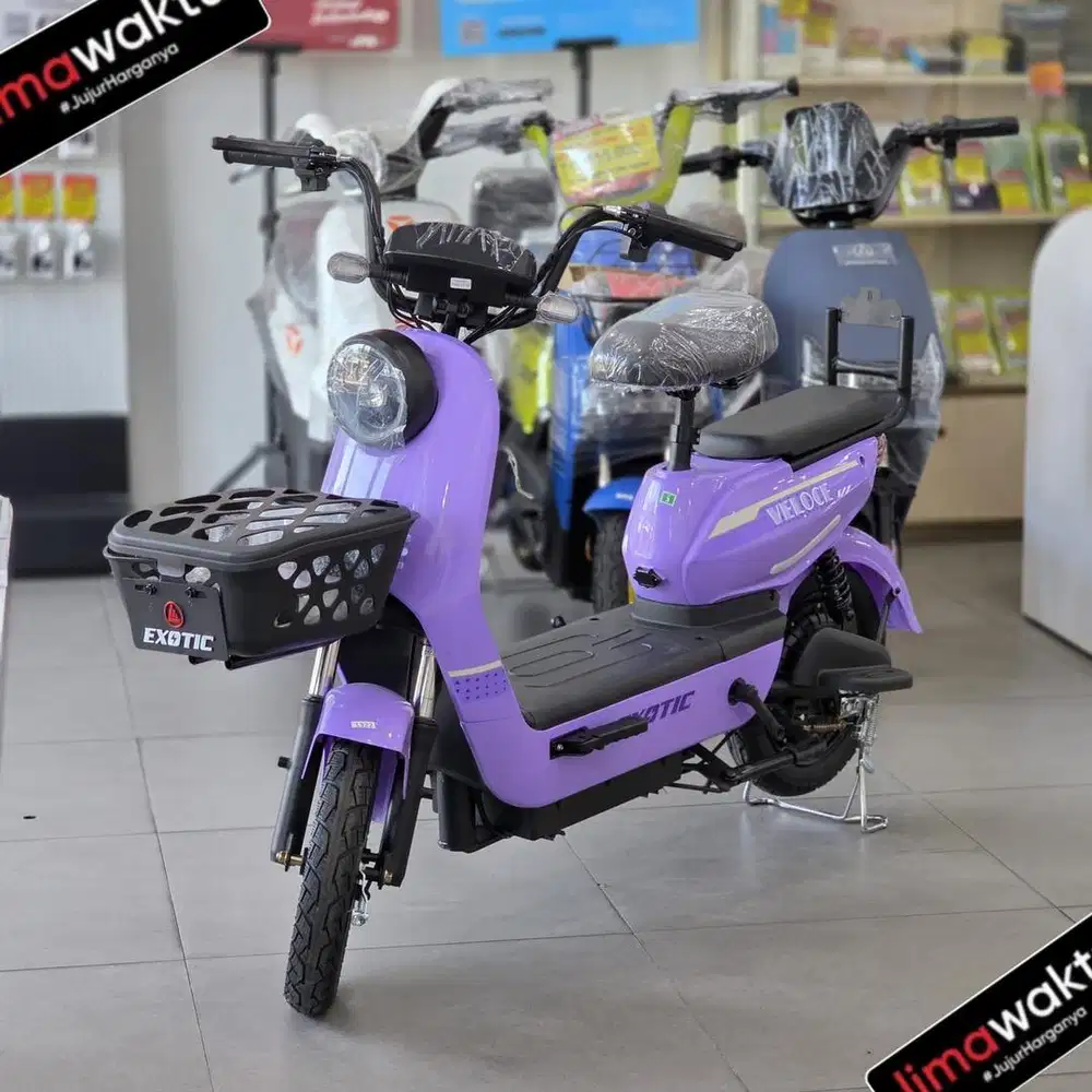 SEPEDA LISTRIK EXOTIC VELOCE BISA KREDIT SYARAT KTP