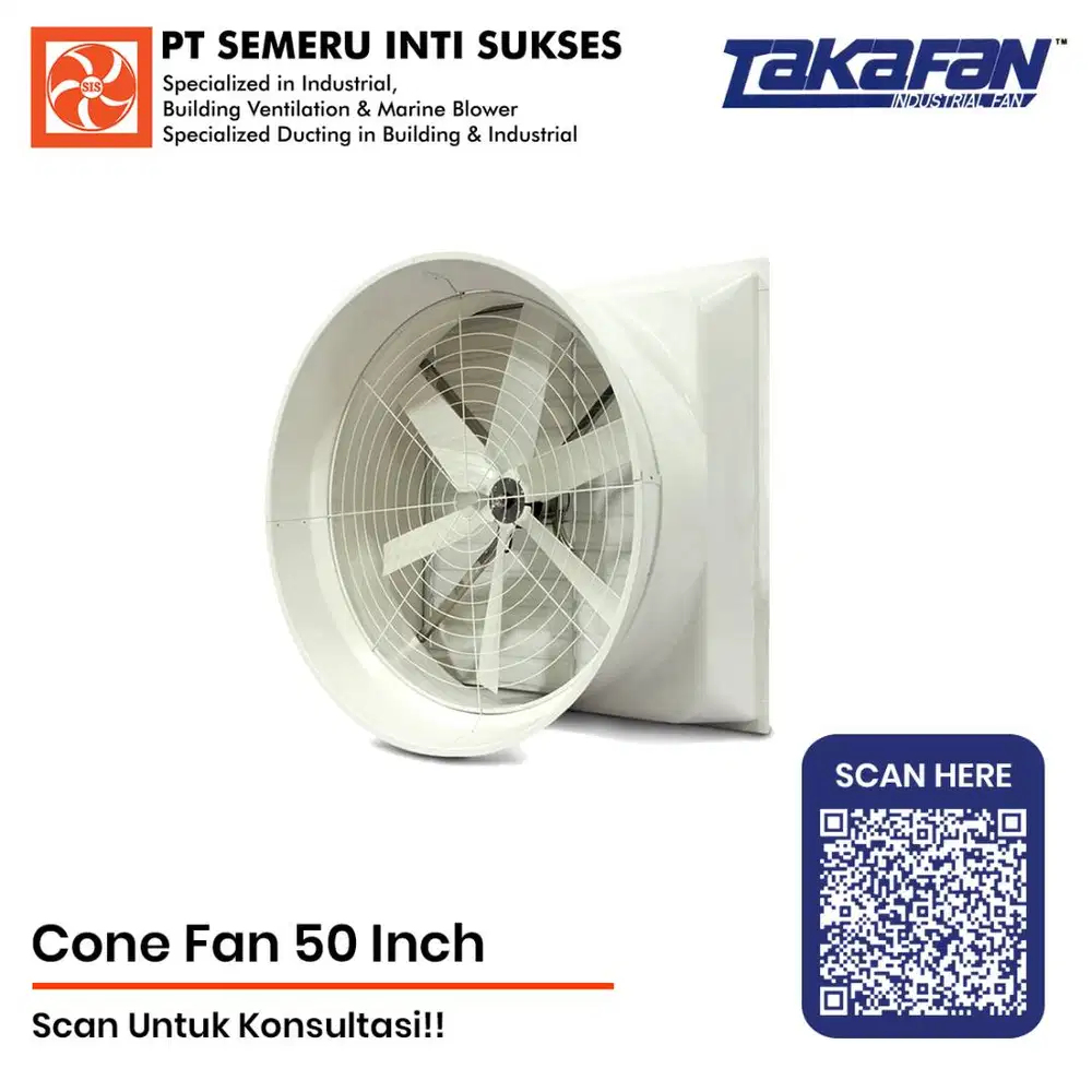 Cone Fan exhaust Dinding