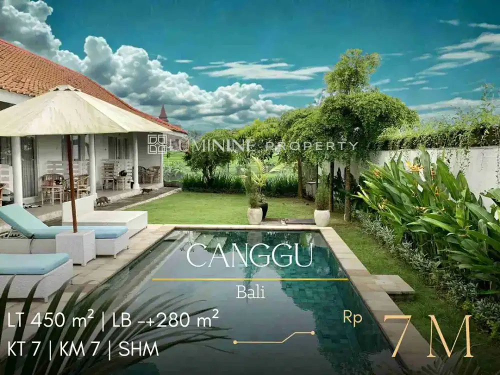 DIJUAL GUEST HOUSE LOKASI STRATEGIS DI CANGGU, BALI