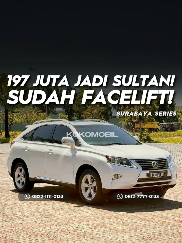 LEXUS RX270 HK VERSION FACELIFT 2012