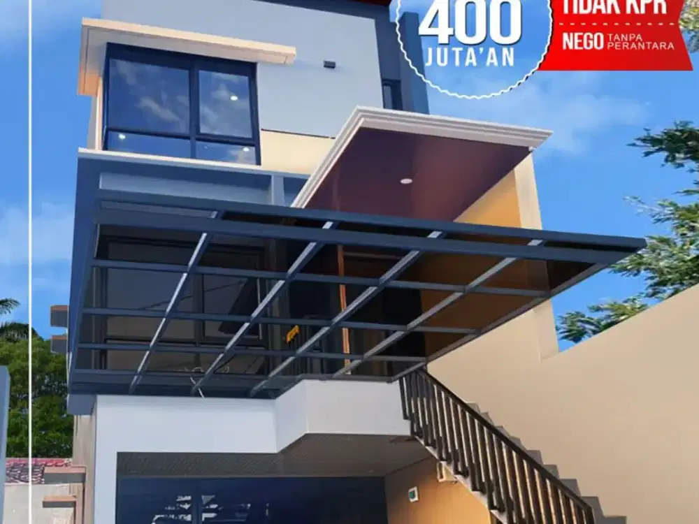 RUMAH 3 LANTAI HARGA 1 LANTAI?!