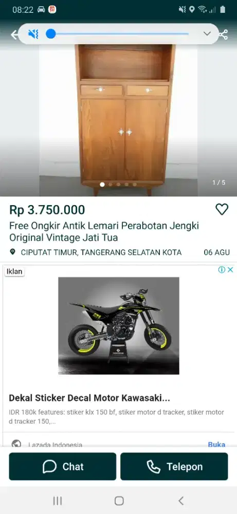 Jual motor bekas