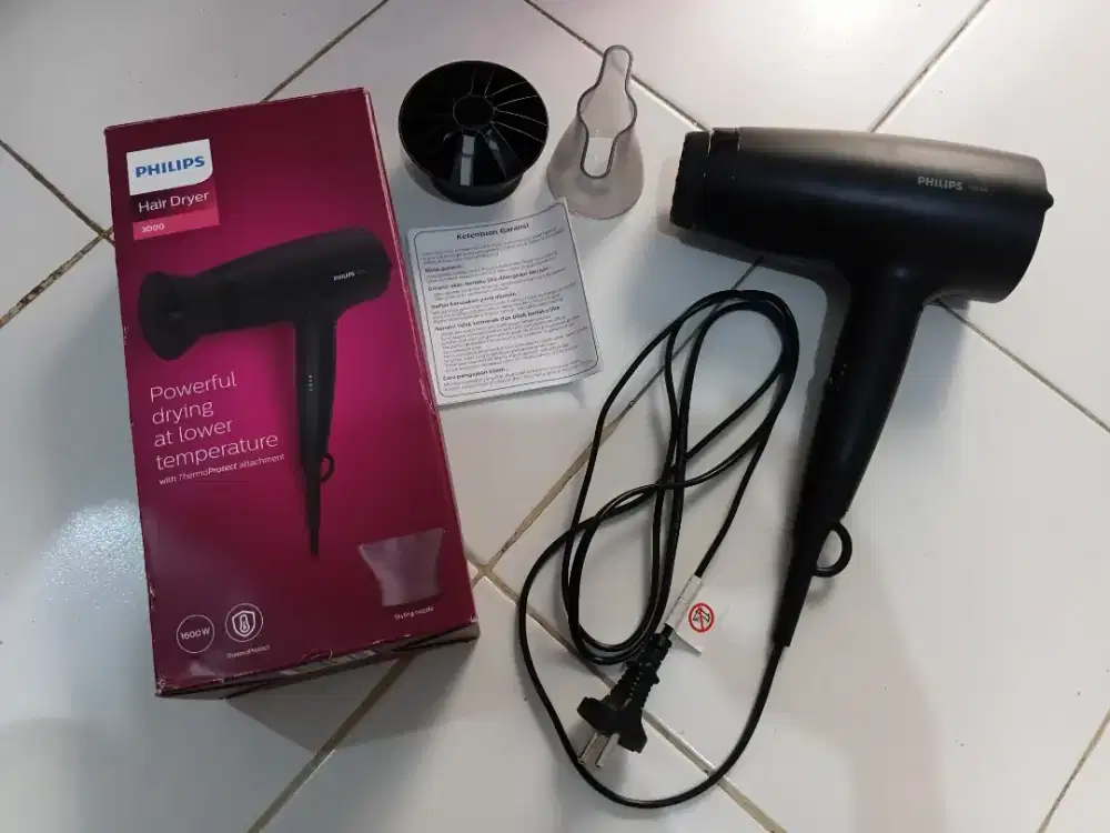 PHILIPS HAIR DRYER 3000 Series BHD308/10 + dus