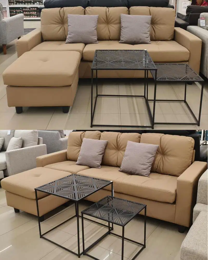 sofa letter L minimalis
