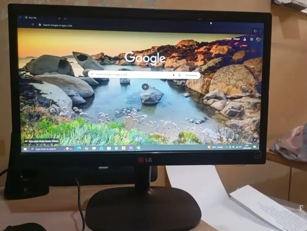 Monitor PC LED LG Wide 20inc