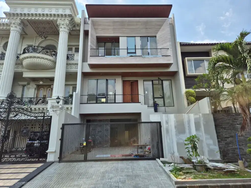 Rumah Baru 4 Lantai Ada Private Lift di Permata Buana Puri Indah Jakarta Barat