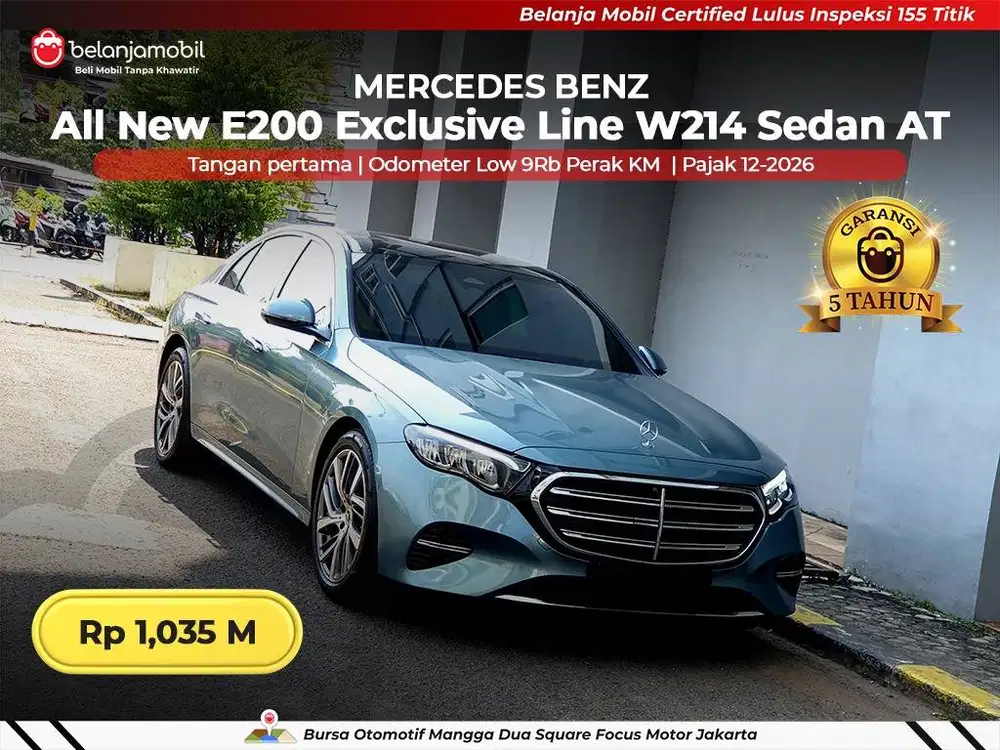[ LOW KM 9RB ] Mercedes Benz Mercy E200 E 200 Exclusive W214 2024/2025