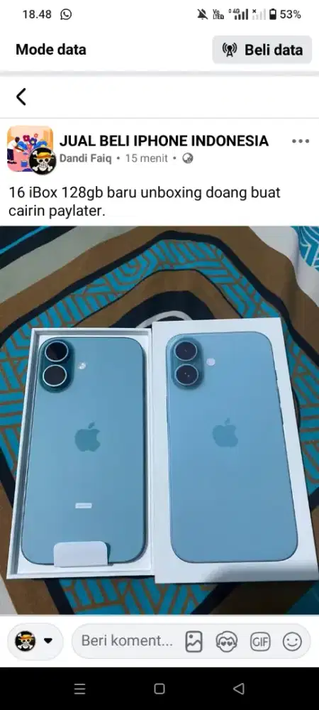 iPhone 16 128gb iBox