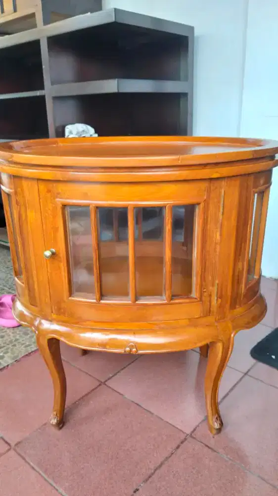 Meja teh kayu jati lawas
