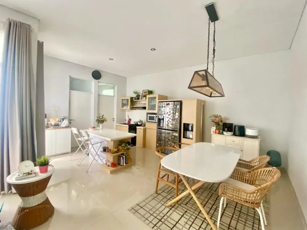 DIJUAL RUMAH FURNISH SCANDINAVIAN STYLE KOMP. D'GREEN AQILA RESIDENCE KOLMAS CIMAHI